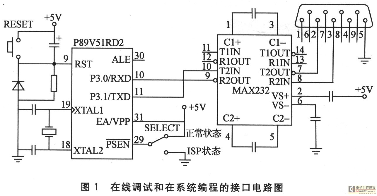 P89V51RD2单片机的自调试与在线编程,第2张