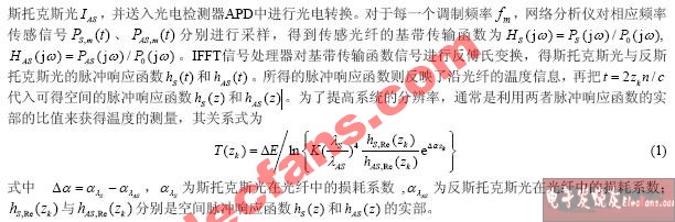 喇曼散射型分布式光纤温度传感器频域反射法,第3张