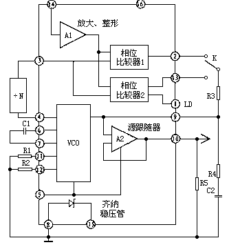 锁相环CD4046应用,第4张