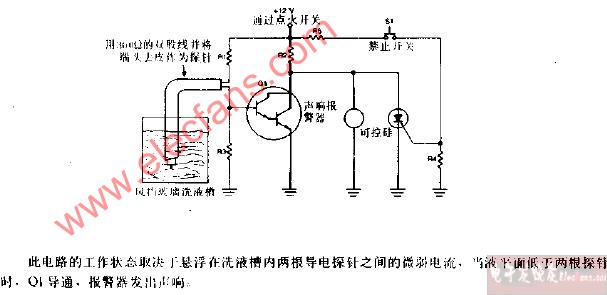 汽车风挡洗涤液监测器电路图,第2张