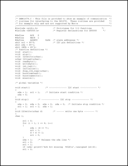 How to Use the DS1678 Real-Tim,Figure 1. Program listing for interfacing a microcontroller to the DS1678.,第3张