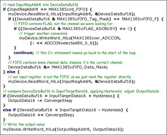 Implementing a MAX1385-Based C,Listing 1,第3张