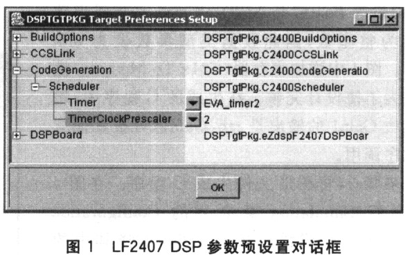 基于Matlab的TMS320LF2407程序快速设计,设定Timer Clock Prescaler,第3张