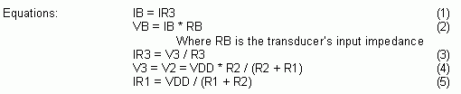 Creating a Ratiometric Current,Equations 1-5.,第4张