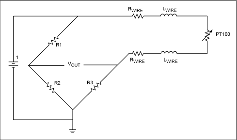 PT100温度变送器的正温度系数补偿,图1. 2线连接时，由于引线电阻与RTD串联，增大了电阻，会最终影响测量精度。,第2张