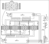 Multiplexing Shutdown Allows T,Figure 1. This circuit enables two 7–segment display drivers to display text.,第2张