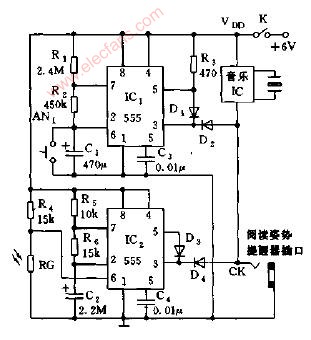 电子视力保护器电路图,第2张