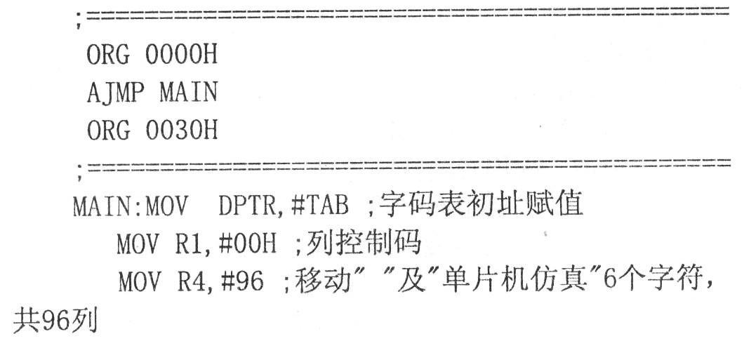 基于单片机的LED汉字显示屏的设计与仿真,第6张