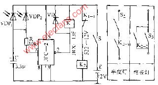 列车灯日控开关电路图,第2张