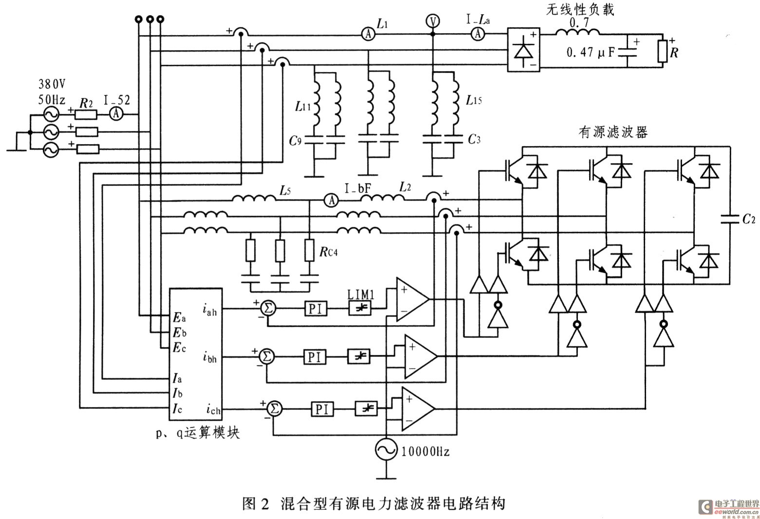 工业控制中混合有源电力滤波器的仿真研究,第3张