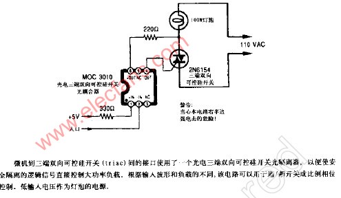 微机与三端双向可控硅开关间的接口,第2张