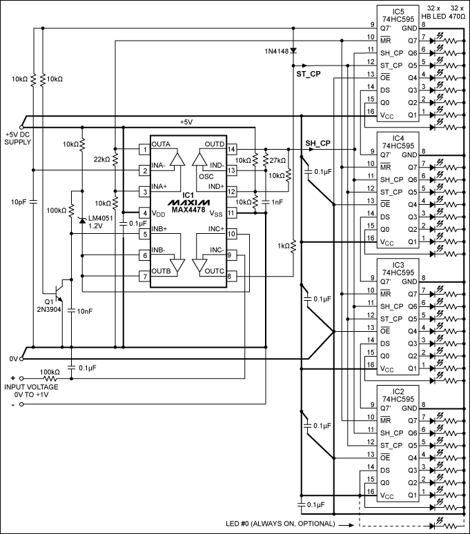 ICs Form Simple Thermometer-St,Figure 1. This circuit produces a ,第2张