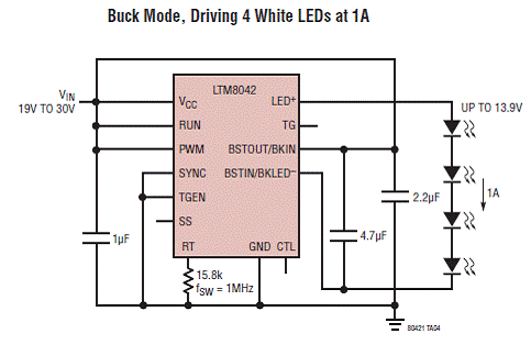 LTM8042设计的uModuleLED串驱动方案,第5张