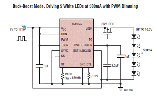 LTM8042设计的uModuleLED串驱动方案,第4张