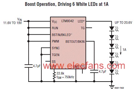 LTM8042设计的uModuleLED串驱动方案,第3张