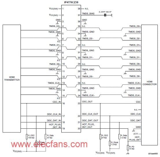 IP4776CZ38构成的HDMI接口技术,第4张