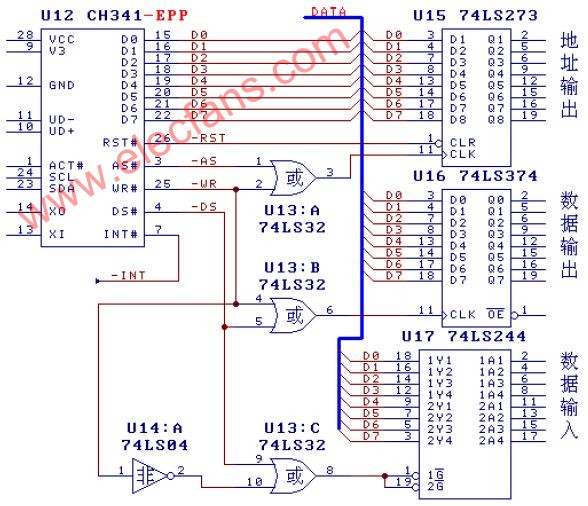 CH341与EPP并口方式应用,第2张