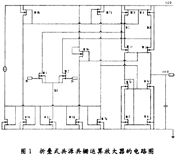 折叠共源共栅运算放大器原理及设计,第2张