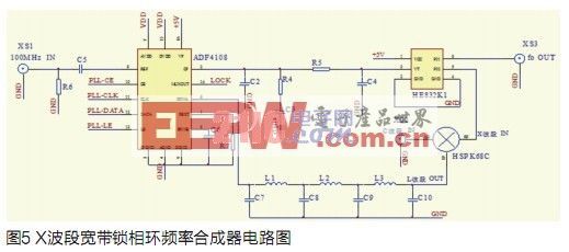 ADF4108在宽带X波段频率合成器中的设计应用,第7张