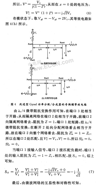 改进型Gysel功率分配合成器原理设计,第5张