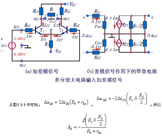 长尾式差分放大电路分析,第8张