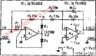 可对微电压进行整流的绝对值输出电路,第2张