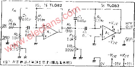 可扩大通带宽度的有源双调谐电路,第2张