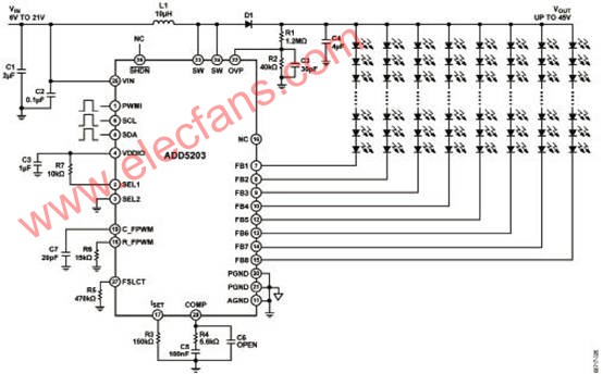 基于ADD5203设计的8串WLED驱动技术,第3张