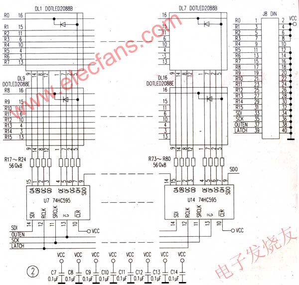 LED点阵显示器原理及程序,第4张