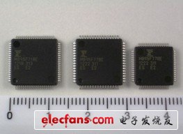 富士通推出24款具有LCD控制功能的新型宽电压8位微控制器,MB95770/710系列芯片图,第2张