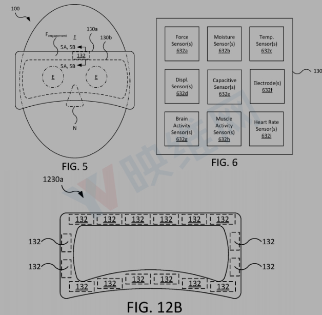 苹果AR头显专利曝光 可用面部传感器测量心率、温度、脑活动等,苹果AR头显专利曝光 可用面部传感器测量心率、温度、脑活动等,第3张