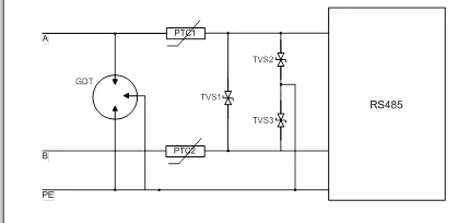 典型的RS485端口防护电路,第3张