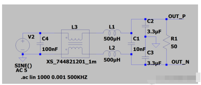 如何用LTspice对EMC滤波器进行精确的仿真模拟,第6张