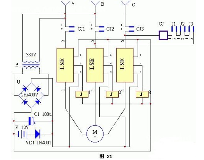 电动机缺相保护器电路及工作原理,第2张