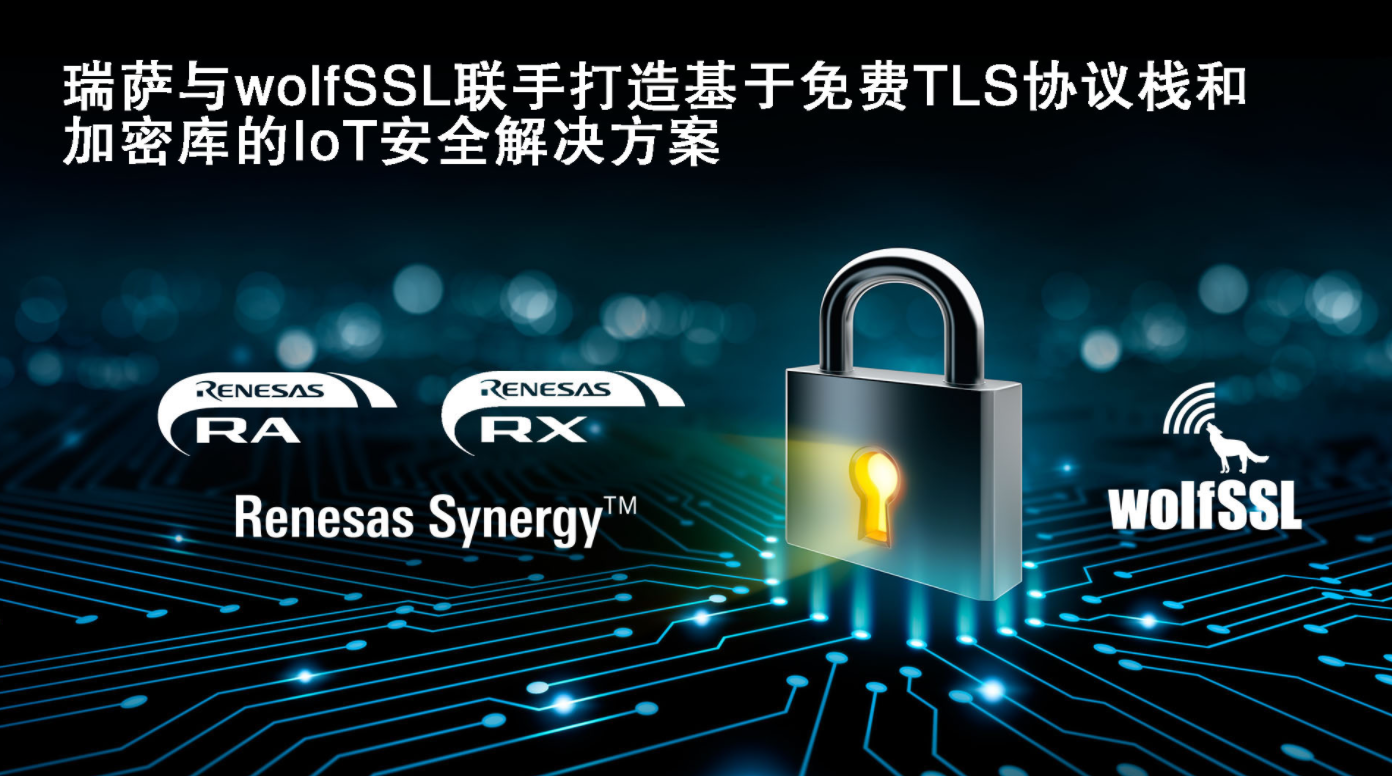 瑞萨电子与wolfSSL联手打造基于嵌入式TLS协议栈的即用型物联网安全解决方案,第2张
