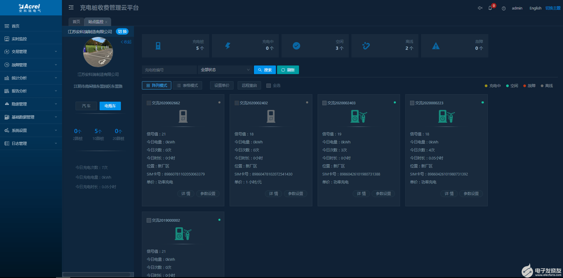 AcrelCloud-9500电瓶车充电桩收费平台的应用案例,AcrelCloud-9500电瓶车充电桩收费平台的应用案例,第3张