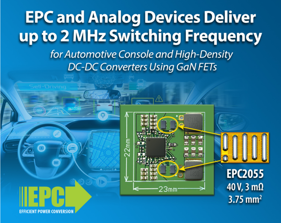 EPC与ADI携手推出基于GaN FET的最高功率密度DCDC转换器可实现2 MHz的开关频率,第2张