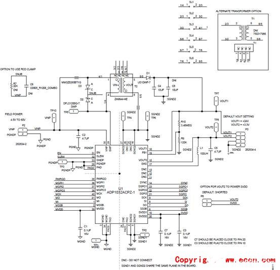 基于ADP1032的微功耗电源管理解决方案,[原创] ADI ADP1032双路隔离微功耗电源管理解决方案,第7张