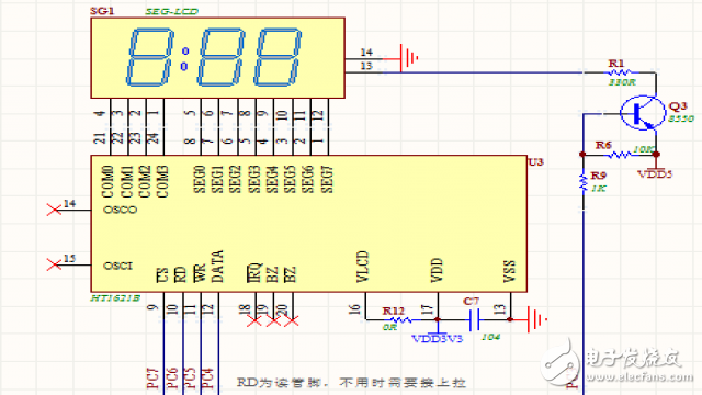 基于HT1621B段式液晶模块的驱动应用,54,第3张