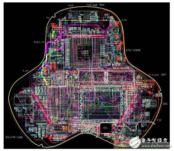 5个设计故事告诉你：产品成功的关键—PCB设计,这片掌上电脑的12层电路板原型看起来很厉害，但是因为自动布线器搞砸了PCI总线的时序，根本无法运作。,第3张