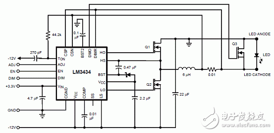 LM3434主要特性 DLP投映仪RGB LED驱动器介绍,第3张