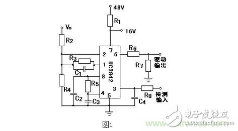详解uc3842芯片的电压反馈电路工作原理,输出电压直接分压作为误差放大器的输入,第2张
