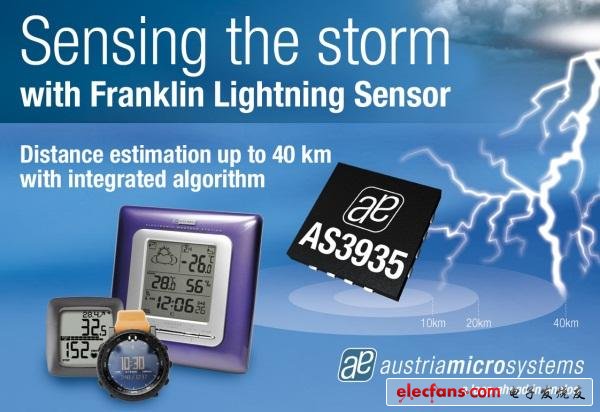 奥地利微电子推出全球首款低功耗闪电传感器芯片,第3张