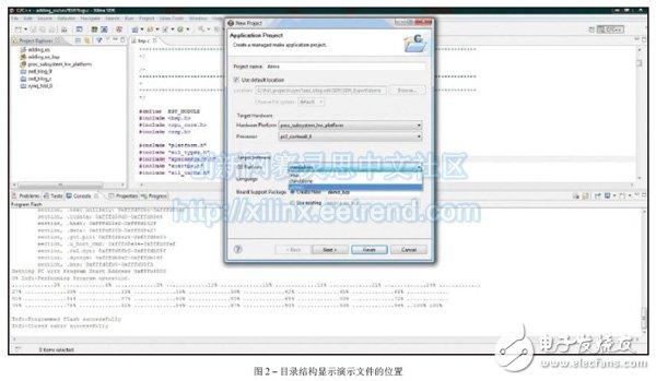 如何安装实时 *** 作系统RTOS,图2 – 目录结构显示演示文件的位置,第3张