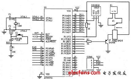 89S52单片机检测控制温度的监测系统实现,第5张