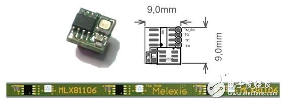 基于LIN通信的车内环境照明解决方案,图4  MLX81106参考PCB设计,第3张