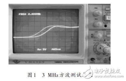 一种用于FPGA的改进算法弱化了方波重影,3MHz方波测试结果,第2张