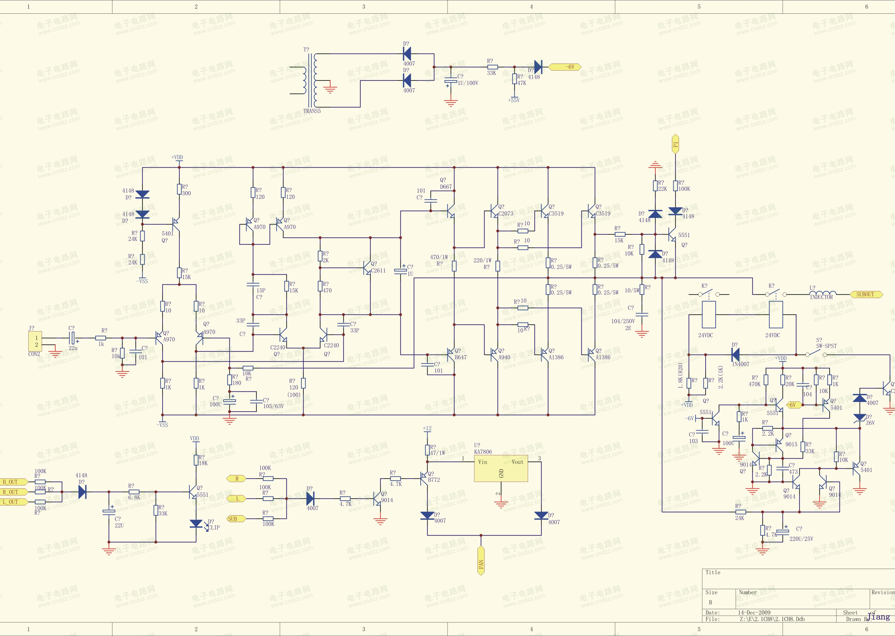 2.1声道大功率音响电路图,2.1amp.jpg,第3张