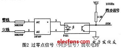 基于单片机的调光控制器设计,交流电压过零点信号提取电路,第3张