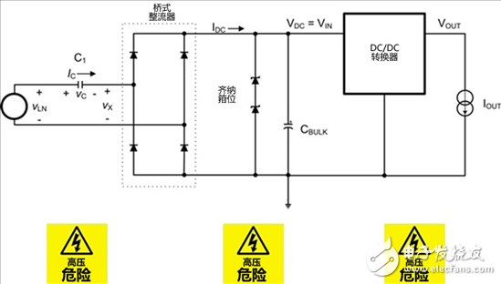 用于轻负载应用的全波和半波电容压降电路,用于轻负载应用的电容压降离线电源使一切变得简单,第2张